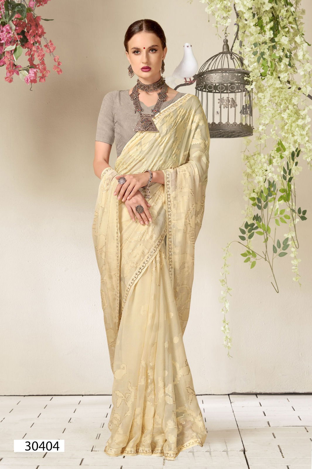 Agnira By Vallabhi Swarovski Work Brasso Sarees Wholesale Shop In Surat